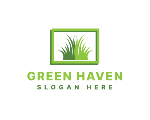 Bush - Lawn Grass Garden logo design