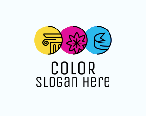 Printer Color Ink Logo