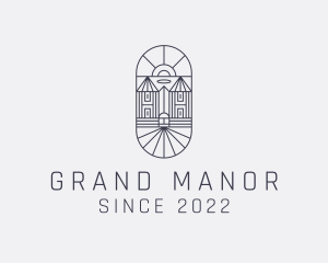 Mansion Real Estate Property logo design