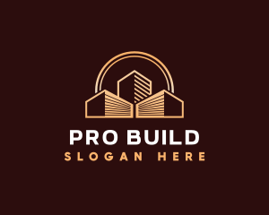Realty Building Contractor logo design