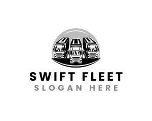 Transportation Truck Fleet logo design