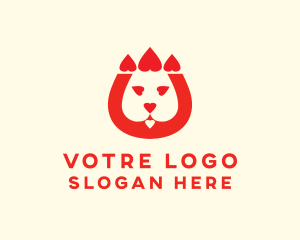 Dog Lover Letter U Logo