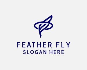 Feather Halo Pen logo design