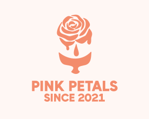 Pink Rose Extract  logo design