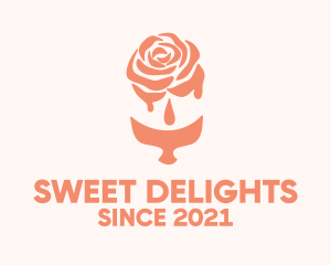 Pink Rose Extract  logo design