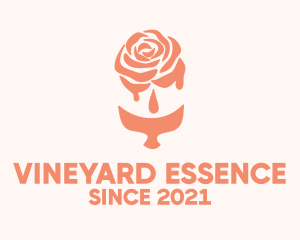 Pink Rose Extract  logo design