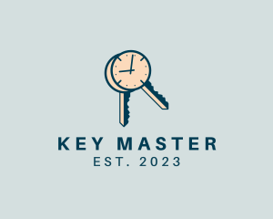 Keys - Time Clock Keys logo design