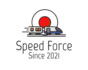 Japan Bullet Train  logo design