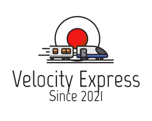 Japan Bullet Train  logo design