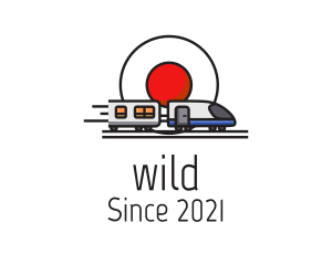 Japanese - Japan Bullet Train logo design