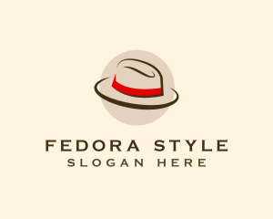 Hat Fedora Fashion logo design