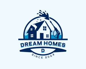 Pressure Washer - Pressure Washer Housekeeping logo design