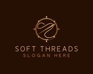 Needle Thread Sewing logo design