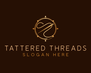 Needle Thread Sewing logo design