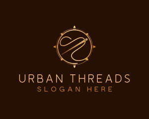 Needle Thread Sewing logo design