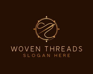 Needle Thread Sewing logo design