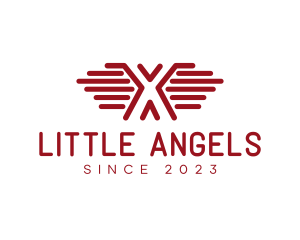 Modern - Aviation Wings Letter X logo design