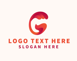 App - Gradient Wave Business Letter G logo design