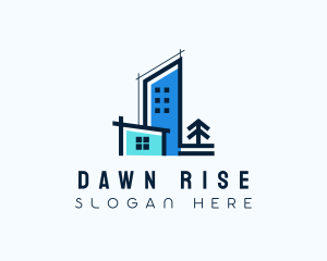 High Rise Building logo design