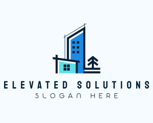 High Rise Building logo design