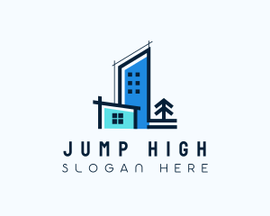 High Rise Building logo design