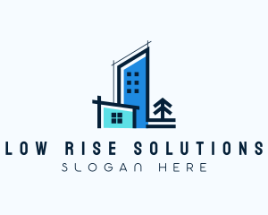 High Rise Building logo design