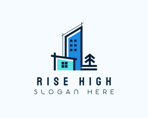 High Rise Building logo design