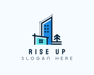 High Rise Building logo design