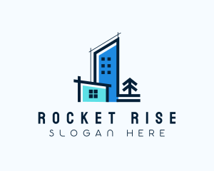 High Rise Building logo design