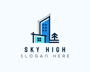 High Rise Building logo design