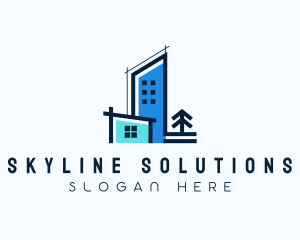 High Rise - High Rise Building logo design