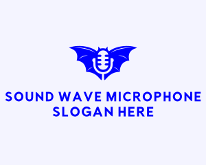 Microphone - Microphone Podcast Wings logo design