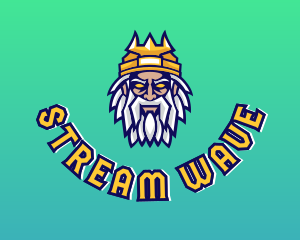 Twitch - King Head Gaming Avatar logo design
