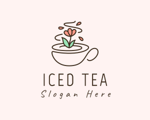 Nature Tea Cup logo design