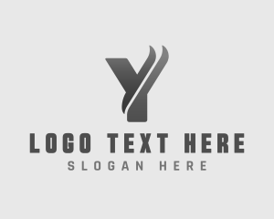 Grayscale - Creative Startup Letter Y logo design