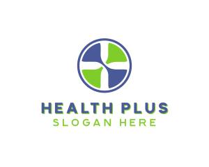 Plus Sign Circle logo design