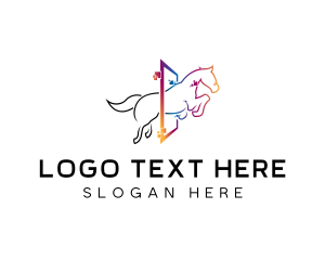 Theater - Pixel Horse Multimedia logo design