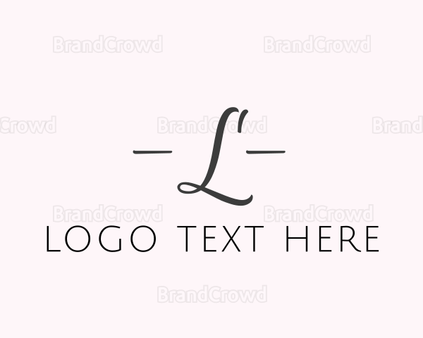 Fashion Elegant Makeup Cosmetics Logo