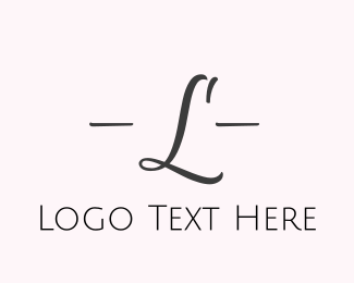 Fashion Elegant Lettermark logo design