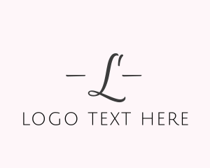 Fashion Designer - Fashion Elegant Makeup Cosmetics logo design