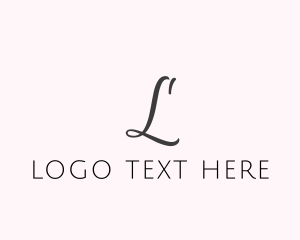 Fashion Elegant Makeup Cosmetics Logo