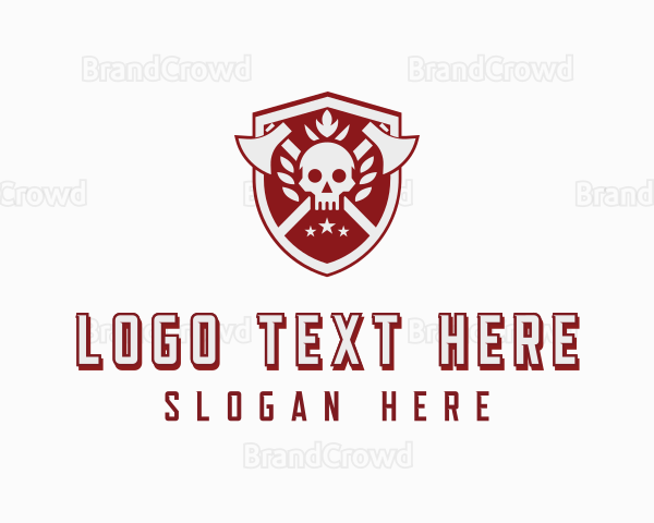 Skull Axe Weaponry Logo