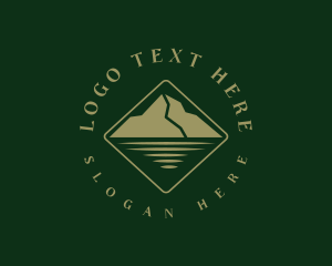 Outdoor - Mountain Lake Outdoor logo design