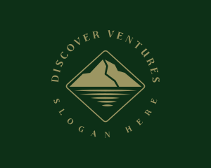 Explore - Mountain Lake Outdoor logo design
