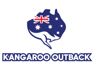 Australian - Australian Flag Kangaroo logo design