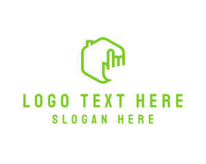 Green - Green Hand Real Estate logo design