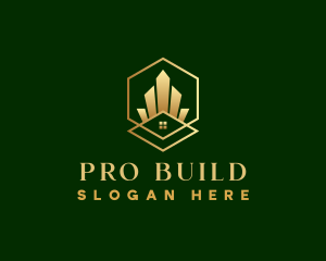 Real Estate House Engineer logo design