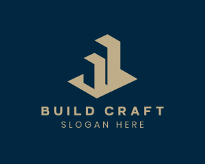 Modern Real Estate Building logo design