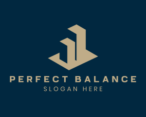 Modern Real Estate Building logo design