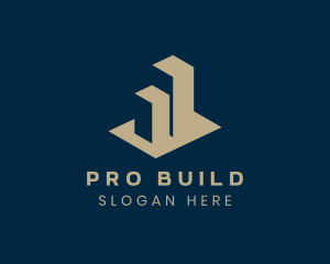 Modern Real Estate Building logo design